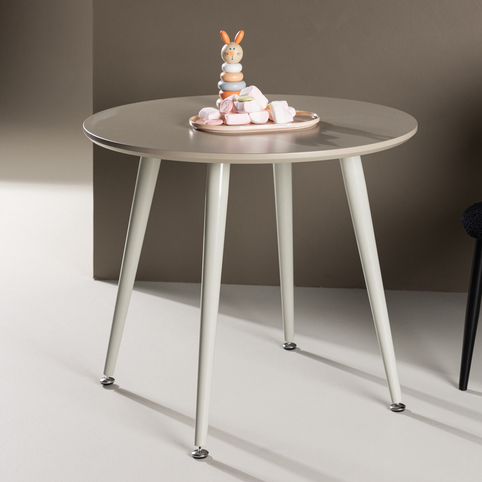 Nohr Ronde Kindertafel 'Quennel' 60cm, kleur Beige