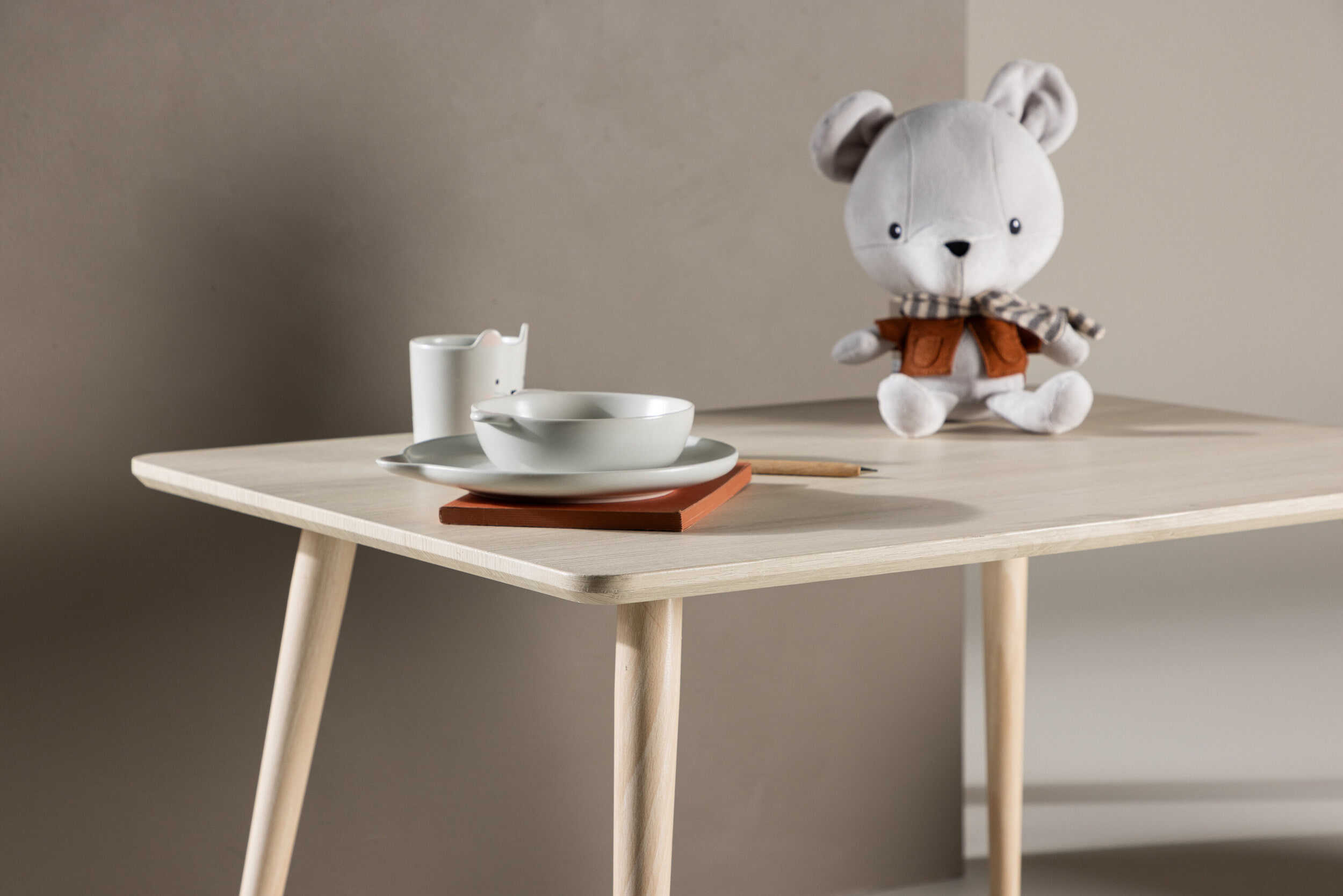 Nohr Kindertafel 'Austina' 80 x 60cm, kleur Whitewash