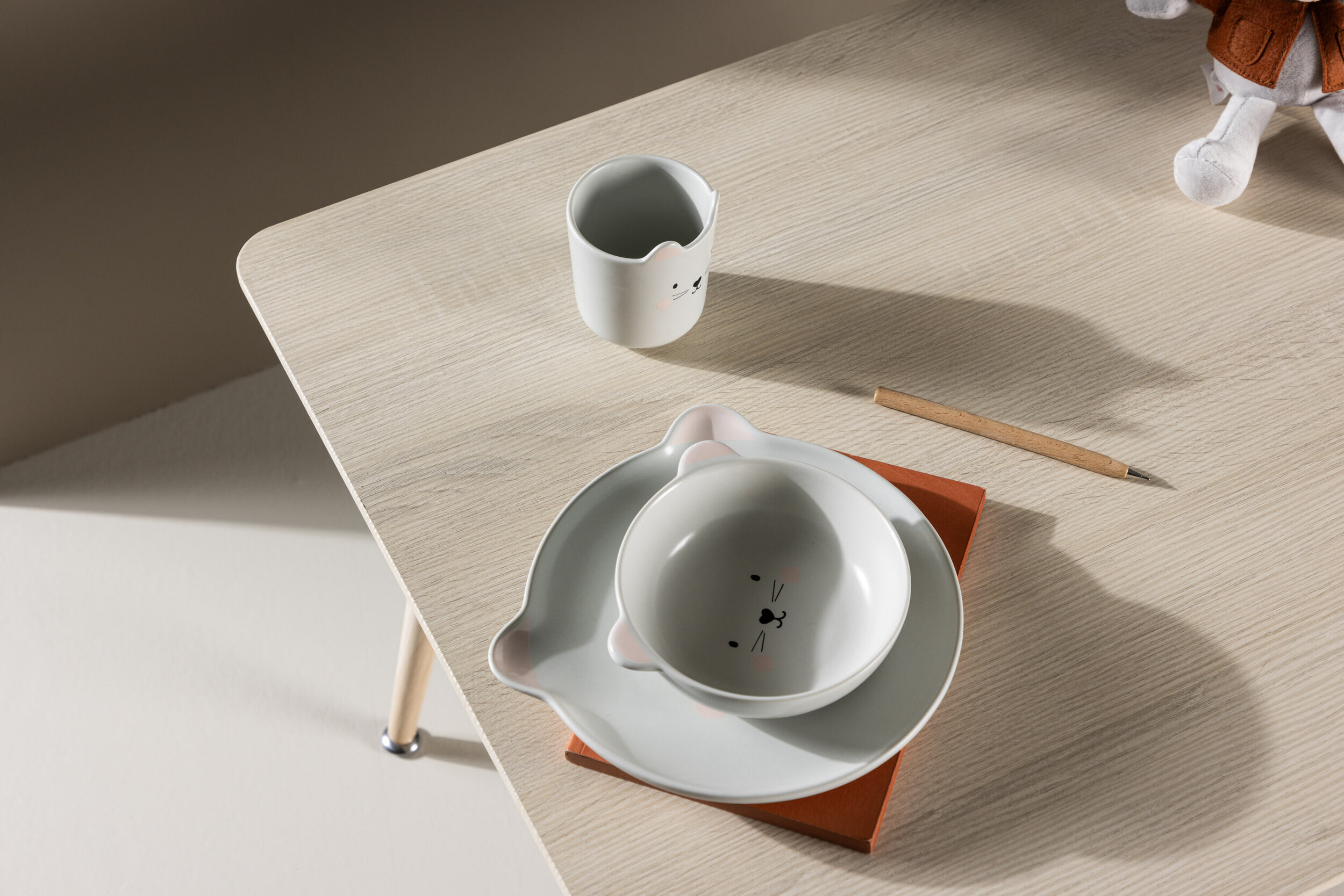 Nohr Kindertafel 'Austina' 80 x 60cm, kleur Whitewash