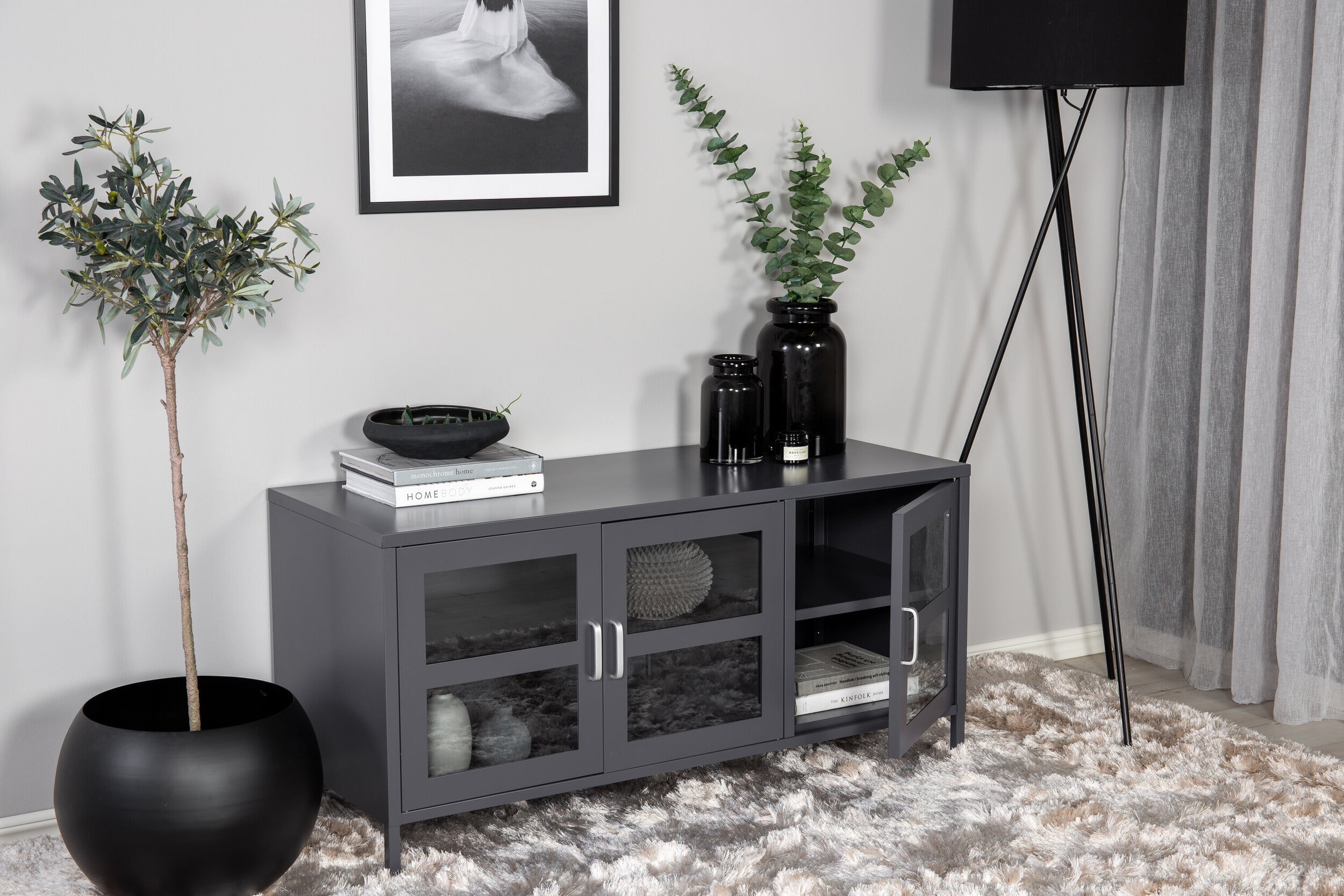 Nohr TV-meubel 'Cerita' 120cm, kleur Grijs