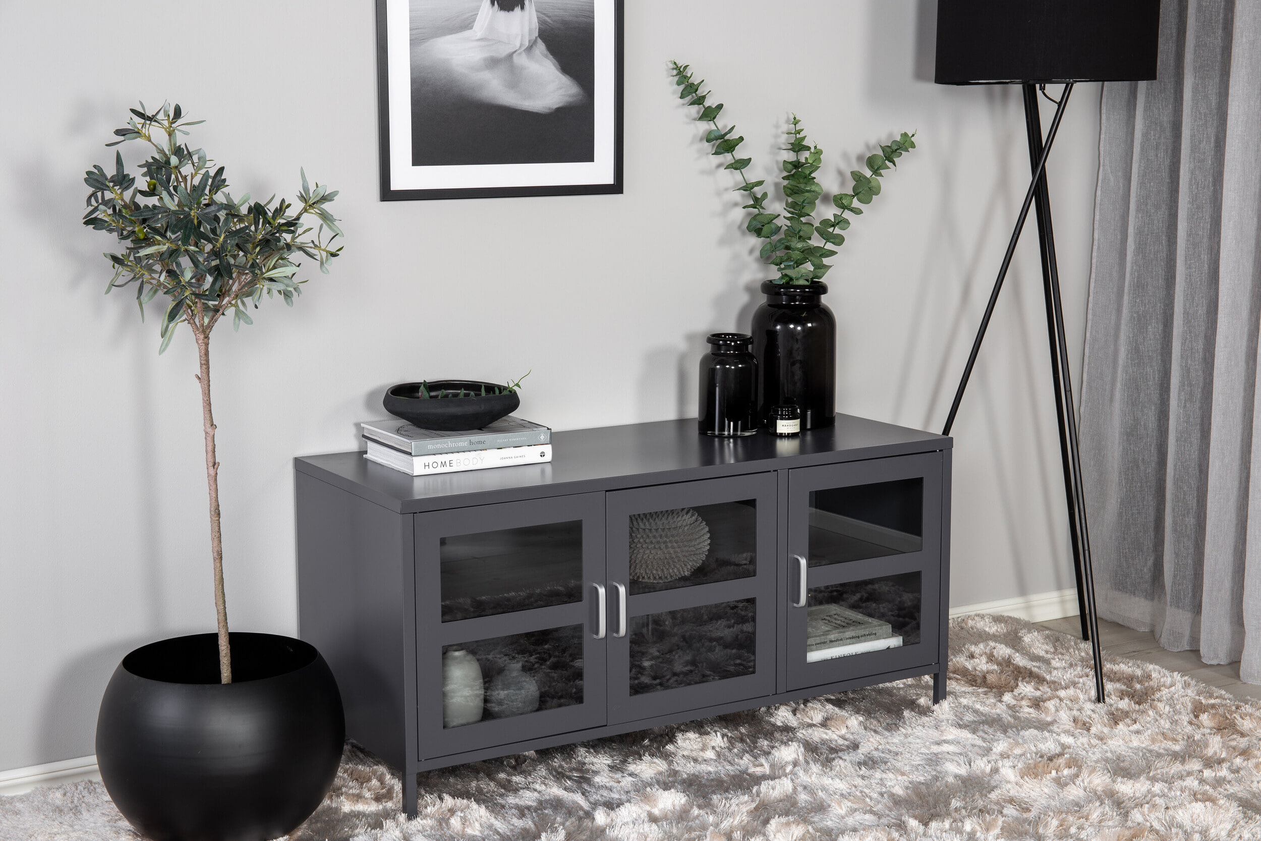 Nohr TV-meubel 'Cerita' 120cm, kleur Grijs