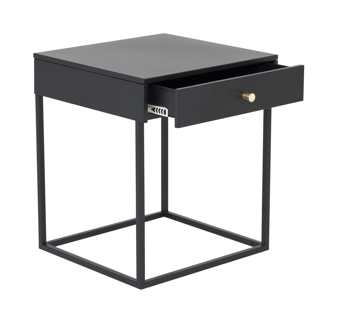 Nohr Nachtkastje 'Shaune' Met 1 lade, kleur Zwart