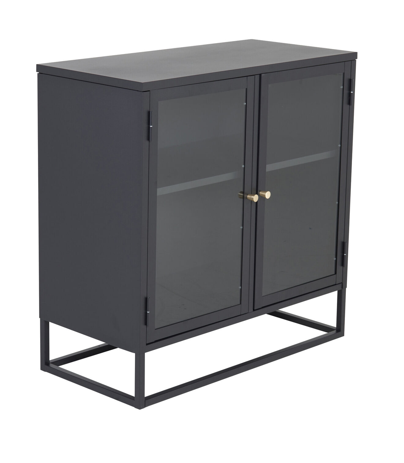 Nohr Vitrinekast 'Shaune' 85 x 85cm, kleur Zwart