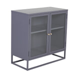 Nohr Vitrinekast 'Shaune' 85 x 85cm, kleur Grijs