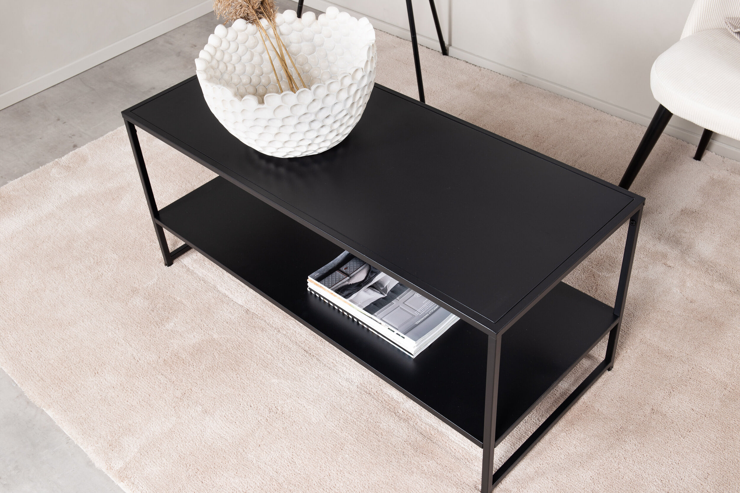 Nohr Salontafel 'Keonte' 102 x 43cm, kleur Zwart