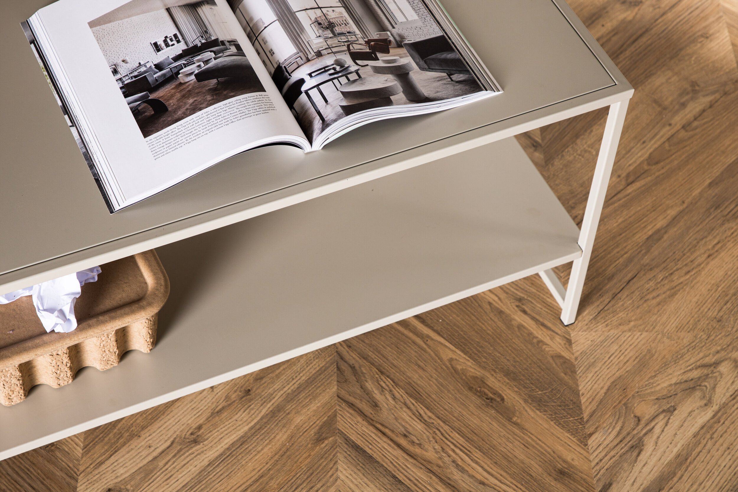 Nohr Salontafel 'Keonte' 102 x 43cm, kleur Beige