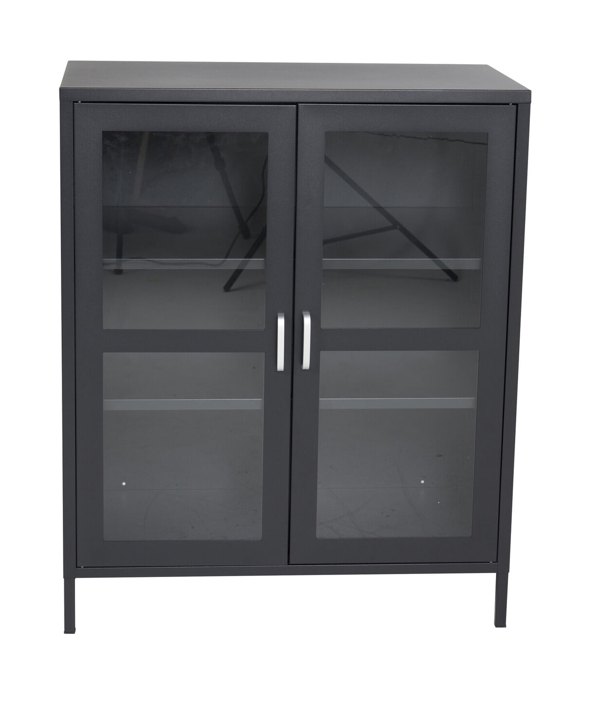 Nohr Vitrinekast 'Cerita' 97 x 80cm, kleur Zwart