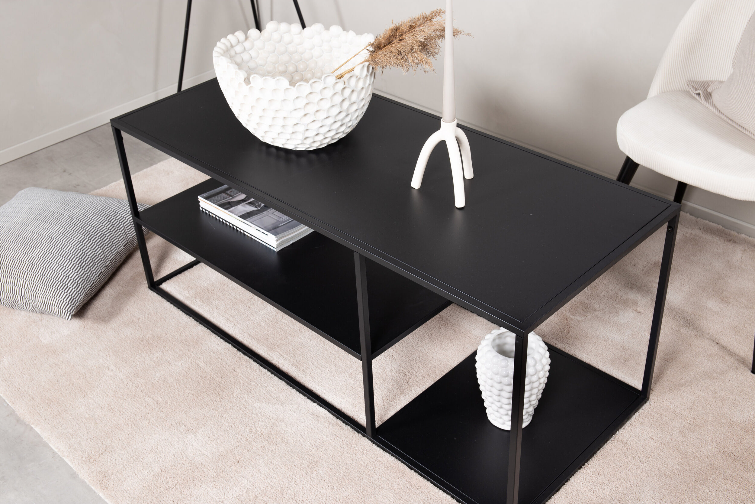 Nohr Salontafel 'Keonte' 120 x 50cm, kleur Zwart