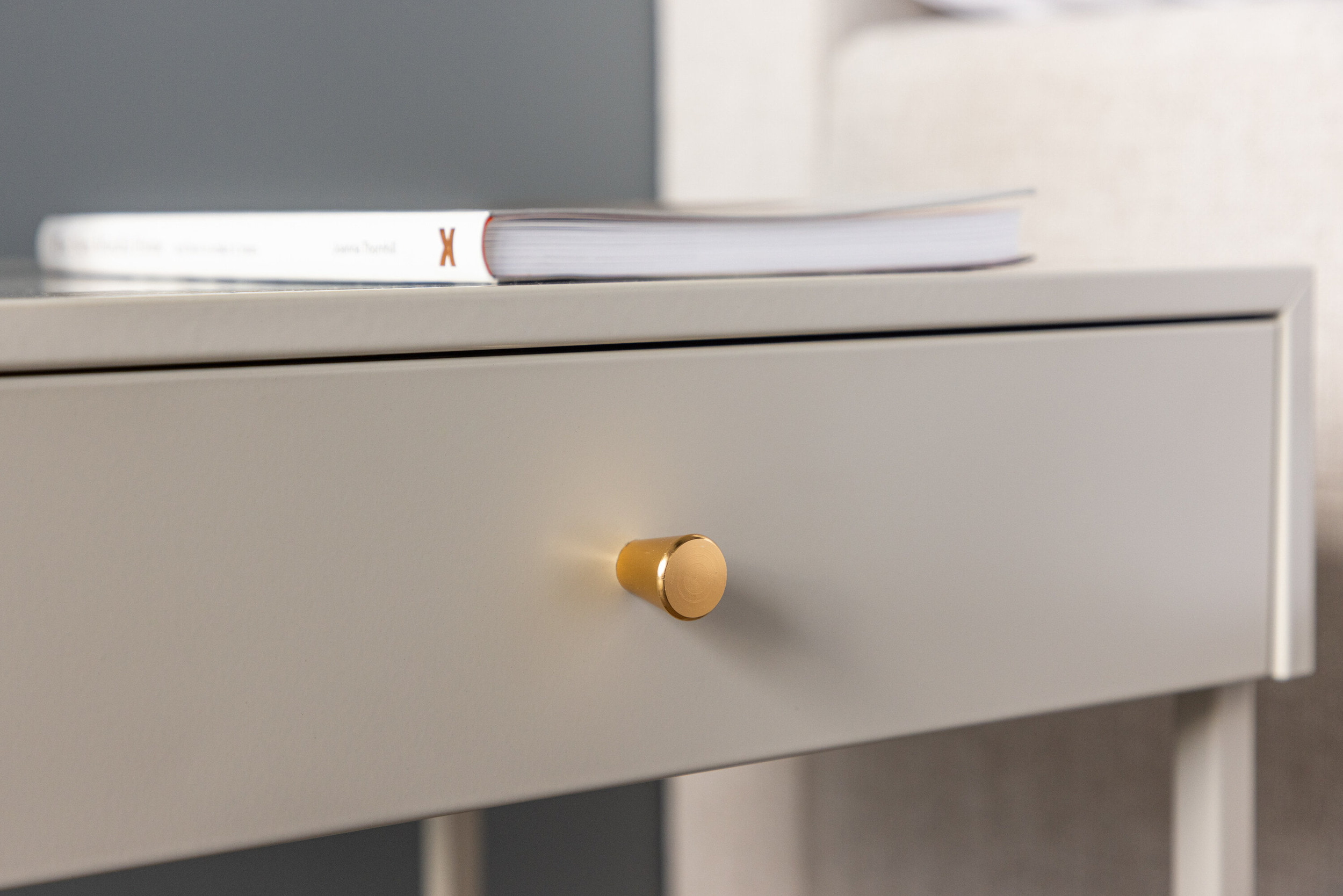 Nohr Nachtkastje 'Shaune' Met 1 lade, kleur Beige