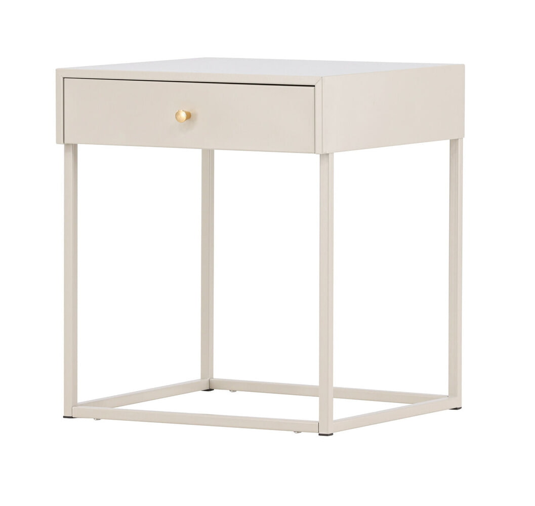 Nohr Nachtkastje 'Shaune' Met 1 lade, kleur Beige