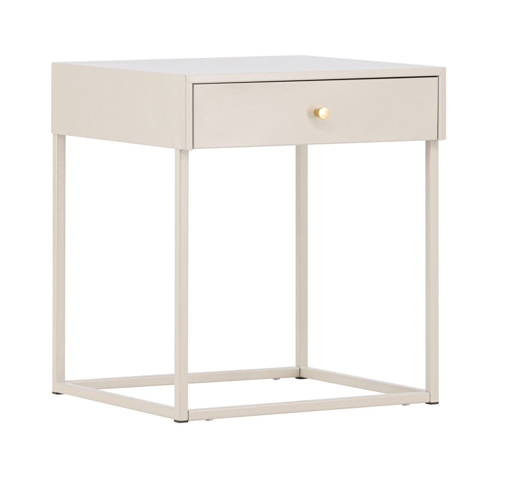 Nohr Nachtkastje 'Shaune' Met 1 lade, kleur Beige