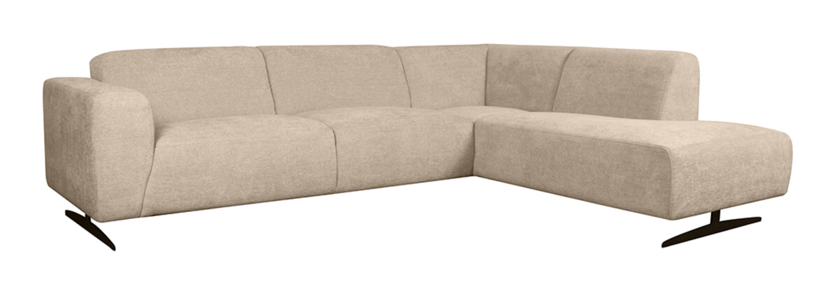 LABEL51 Loungebank Rodano Rechts, Elite stof - Clay