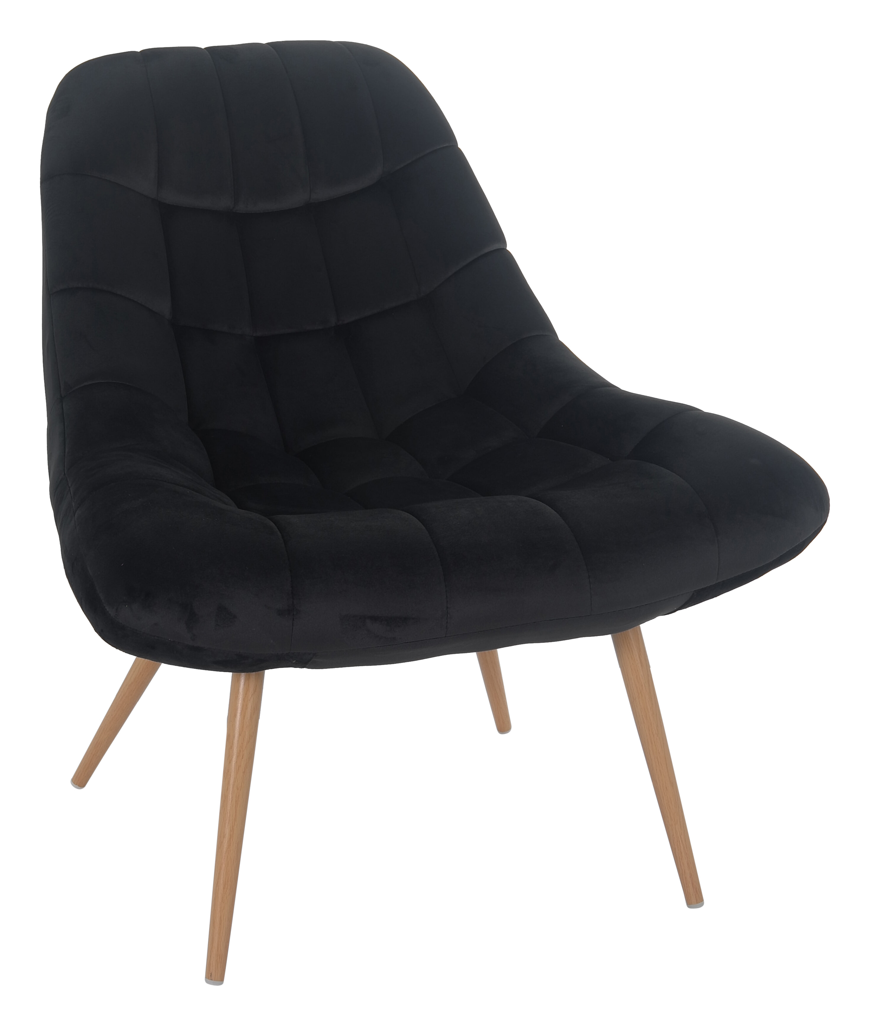Artistiq Fauteuil 'Jurre' Velvet, kleur Zwart