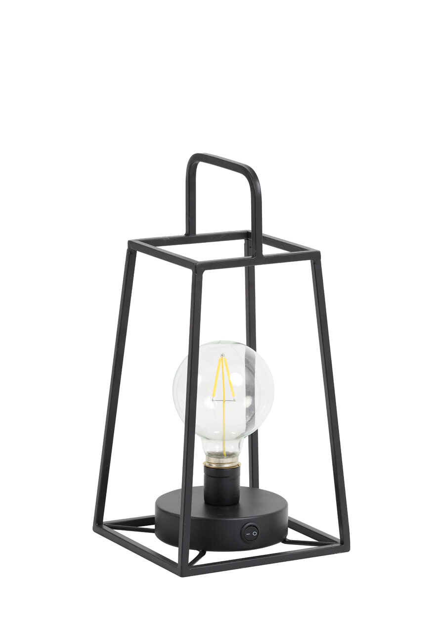 Light & Living Tafellamp 'Fauve' LED, kleur Mat Zwart Light & Living Tafellamp 'Fauve' LED, kleur Mat Zwart