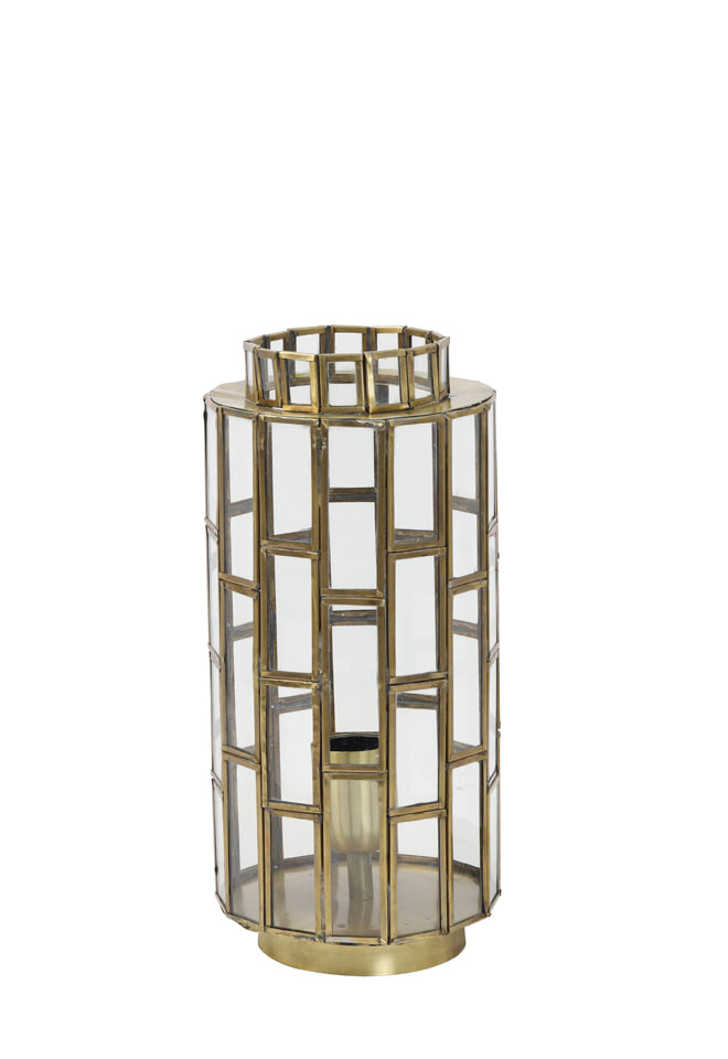 Light & Living Tafellamp 'Søstrene' 31cm hoog, kleur Antiek Brons