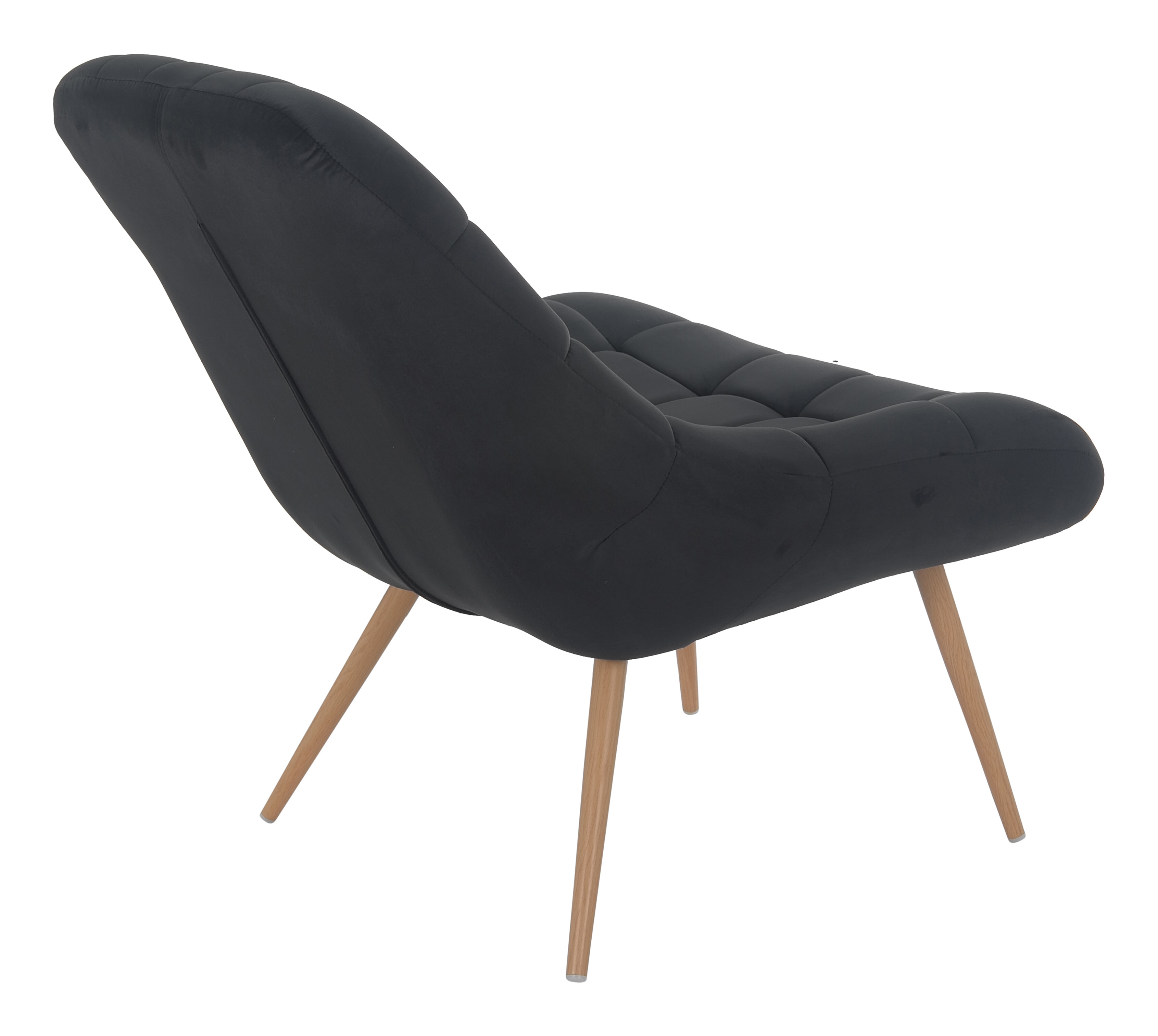Artistiq Fauteuil 'Jurre' Velvet, kleur Zwart