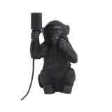 Light & Living Tafellamp 'Monkey' 34cm, kleur Zwart