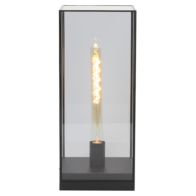 Light & Living Tafellamp 'Askjer' 47.5cm, kleur Mat Zwart
