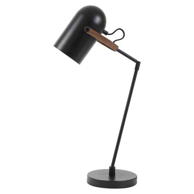 Light & Living Tafellamp 'Triston' kleur Mat Zwart