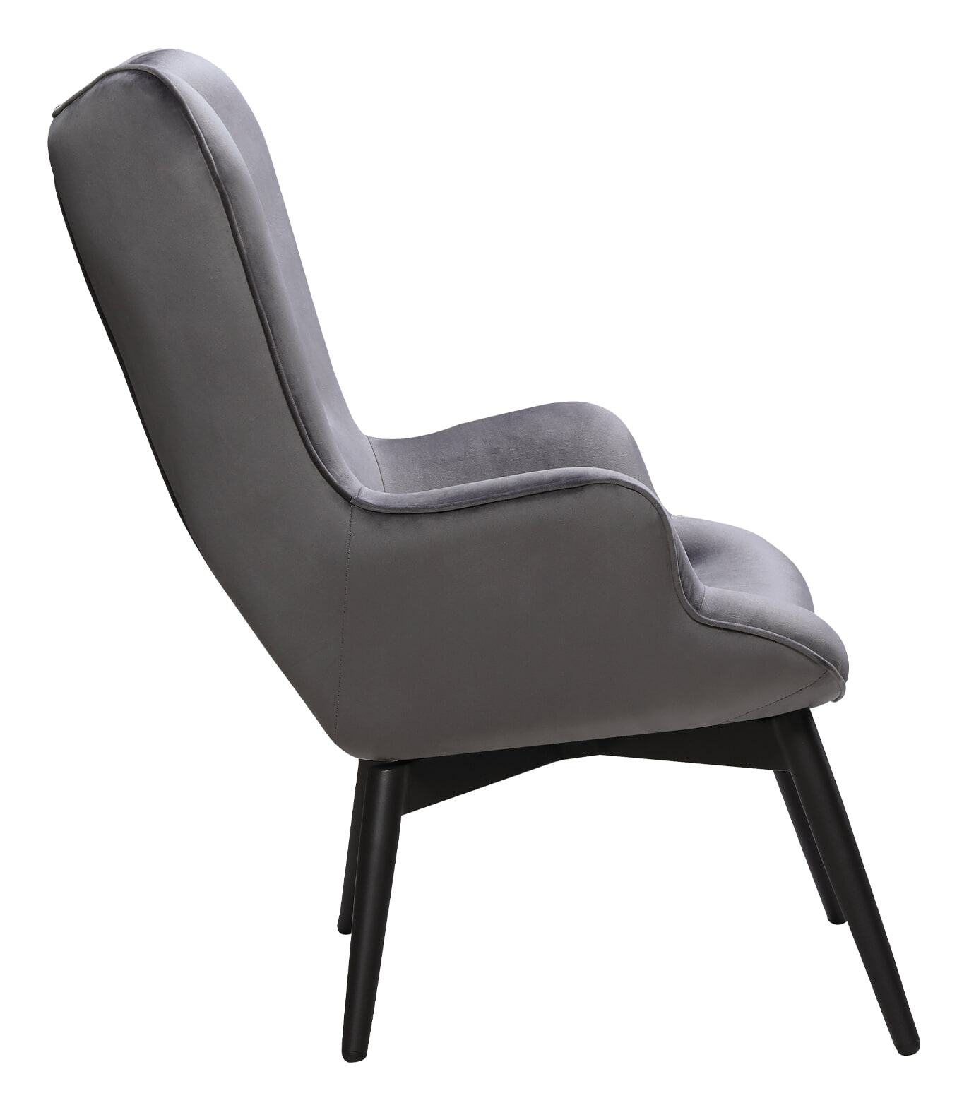 Artistiq Fauteuil 'Anderson', Velvet, kleur Grijs