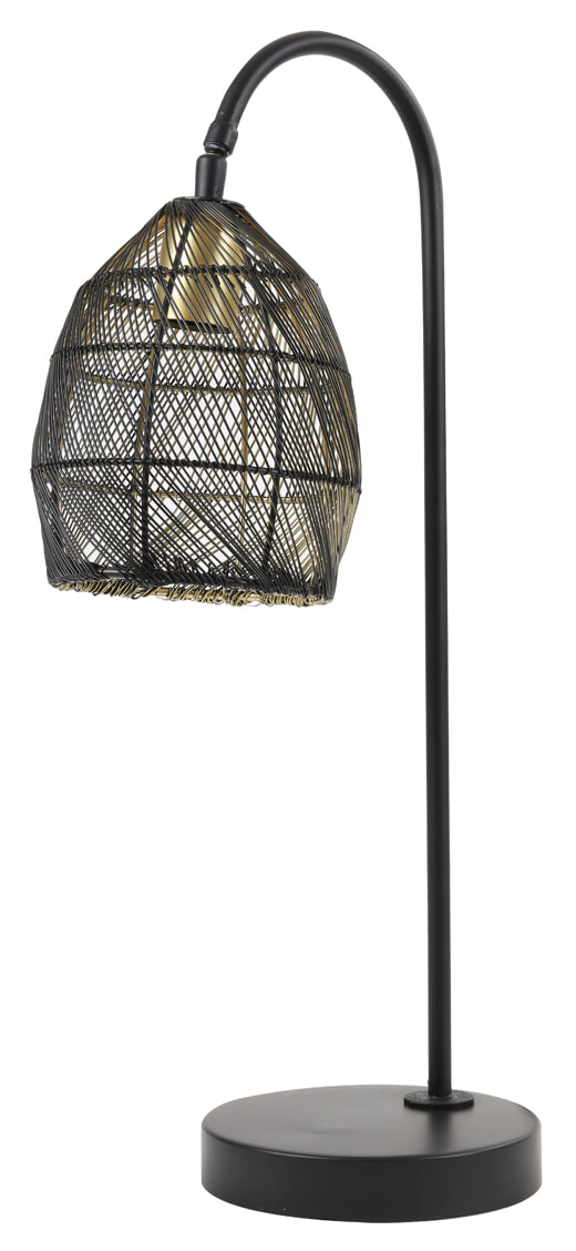 Light & Living Tafellamp 'Meya' kleur Mat Zwart