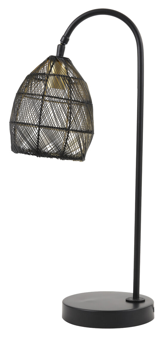 Light & Living Tafellamp 'Meya' kleur Mat Zwart
