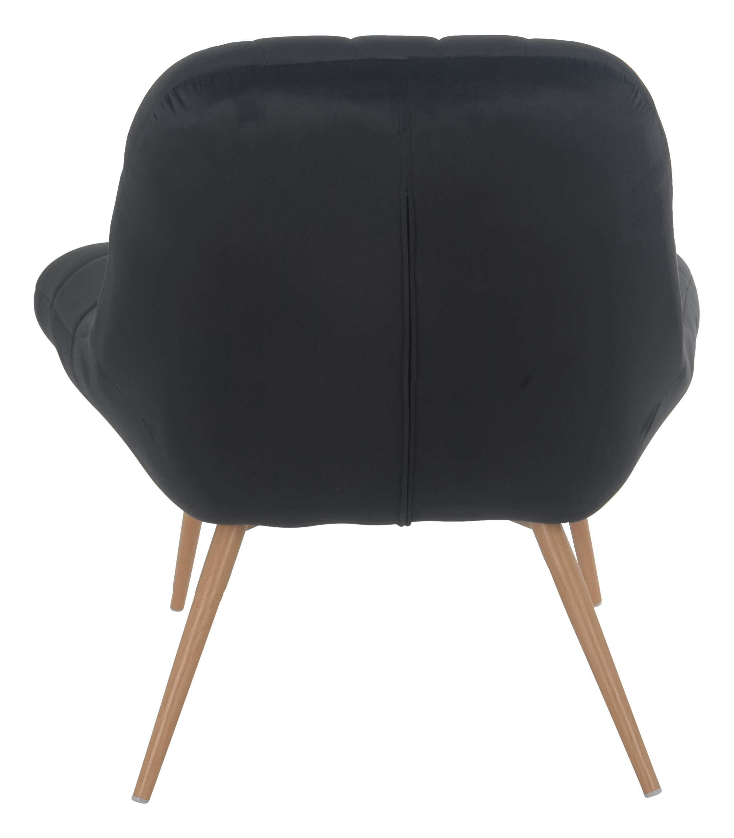 Artistiq Fauteuil 'Jurre' Velvet, kleur Zwart