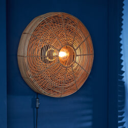 Light & Living Wandlamp 'Mataka' Rotan, 51cm