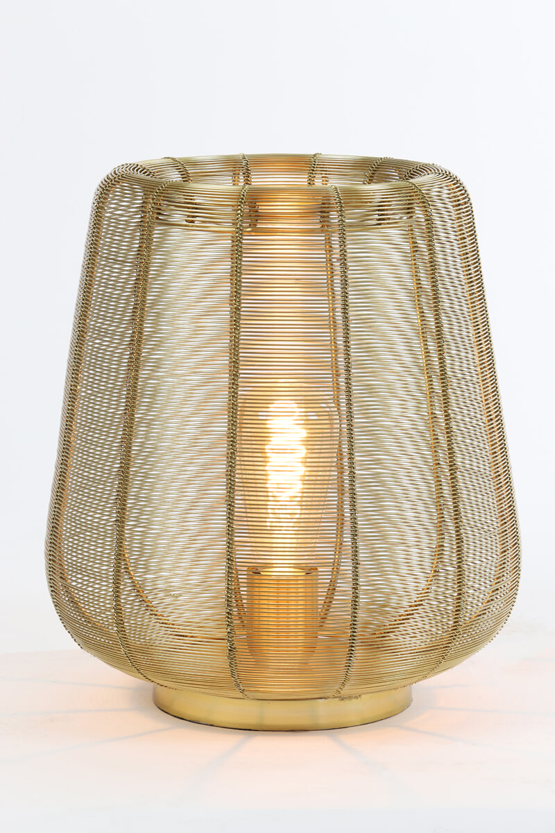 Light & Living Tafellamp 'Adeta' 29cm, goud