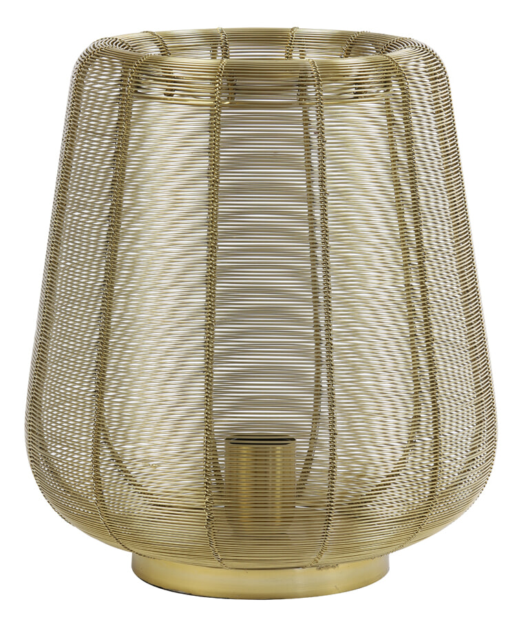 Light & Living Tafellamp 'Adeta' 29cm, goud