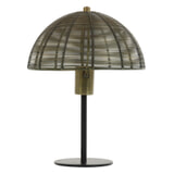 Light & Living Tafellamp 'Klobu' 25cm, antiek brons+mat zwart