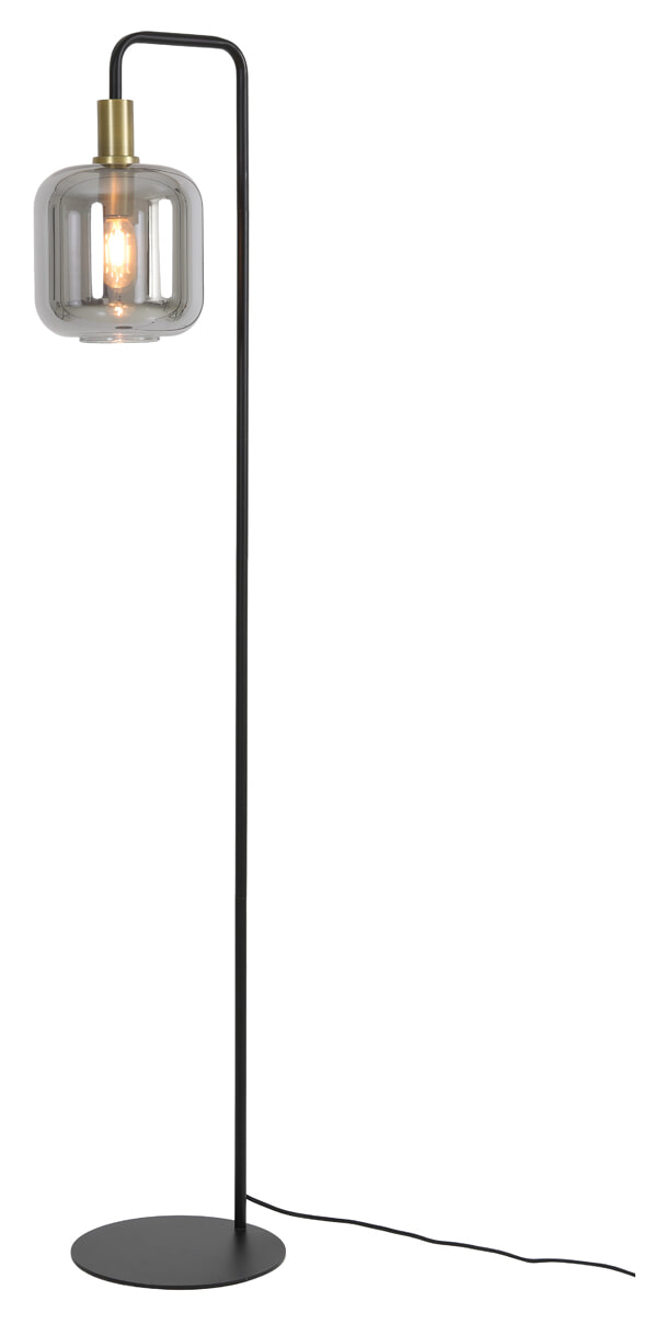 Light & Living Vloerlamp 'Lekar' kleur Antiek Brons/Smoke