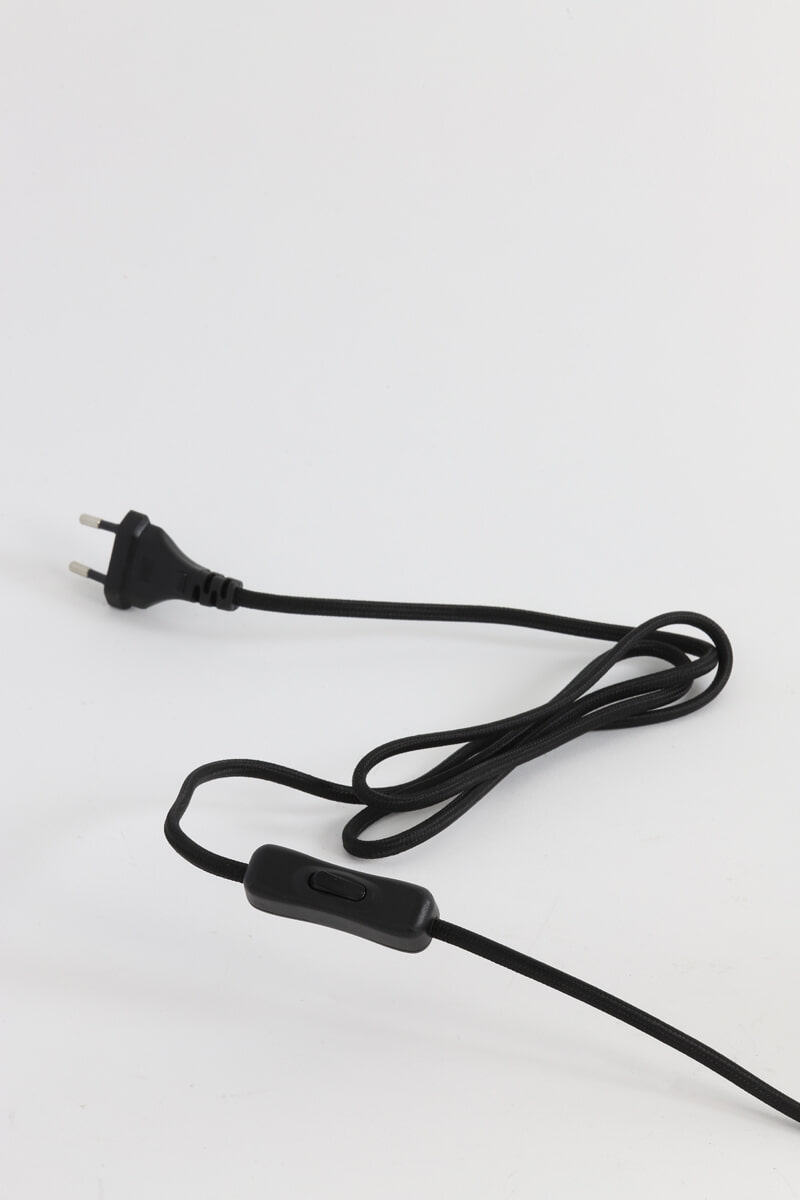 Light & Living Tafellamp 'Monkey' 23cm, kleur Mat Zwart