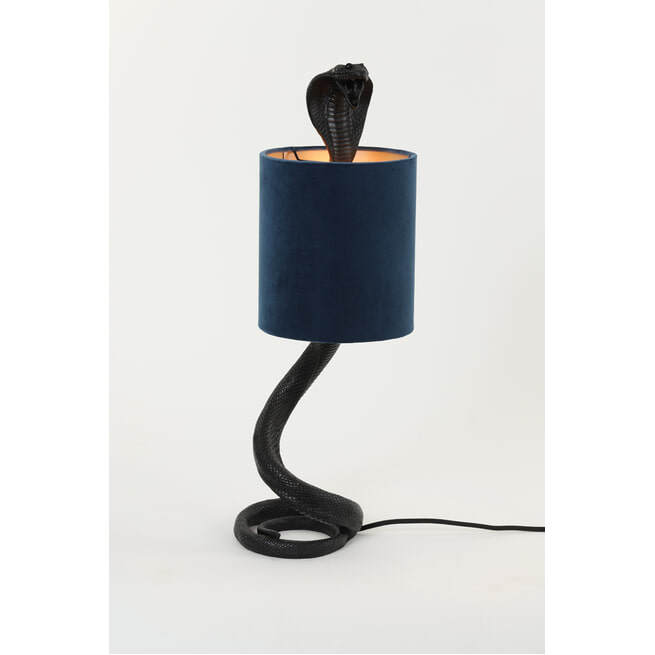 Light & Living Tafellamp 'Snake' kleur Blauw