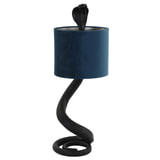 Light & Living Tafellamp 'Snake' 68cm, kleur Blauw
