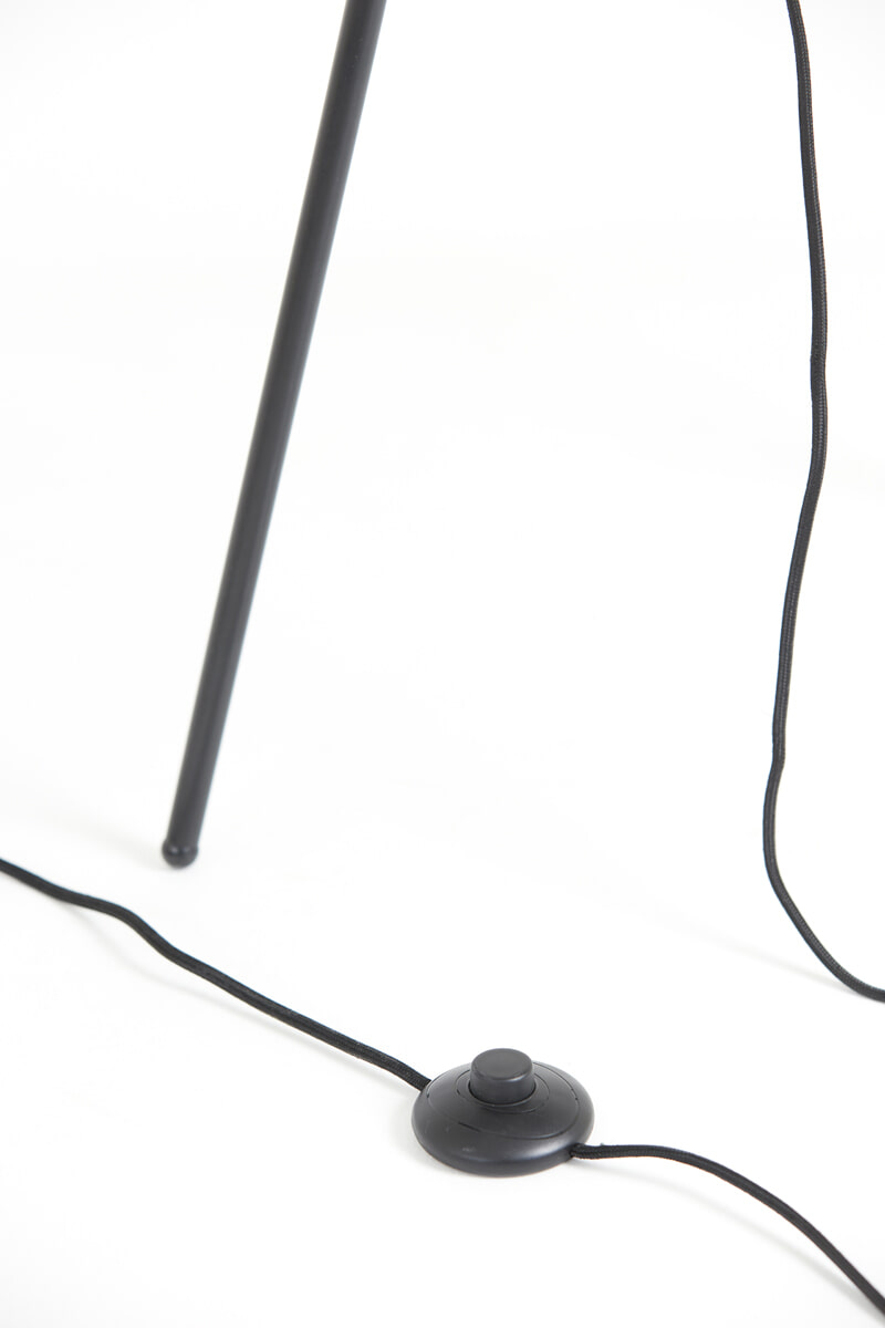 Light & Living Vloerlamp 'Mayson' kleur Mat Zwart