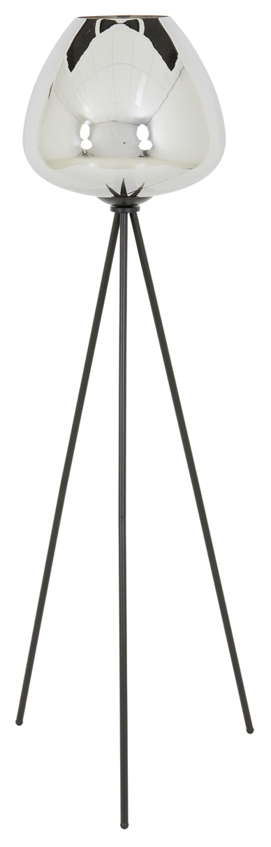 Light & Living Vloerlamp 'Mayson' kleur Mat Zwart