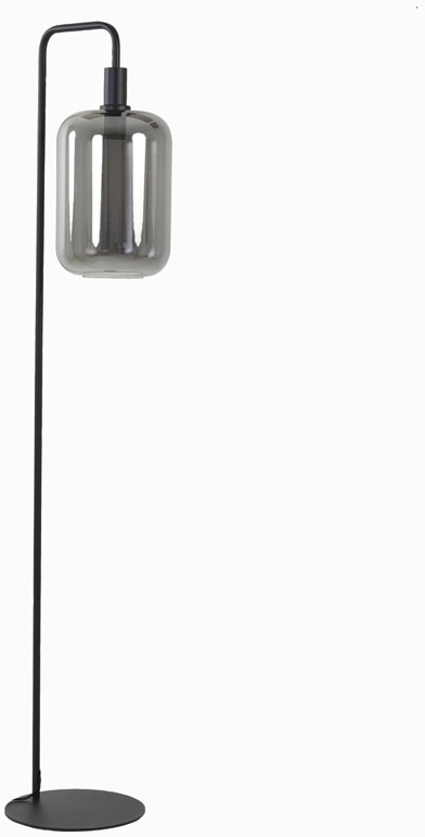 Light & Living Vloerlamp 'Lekar' 155cm, kleur Zwart
