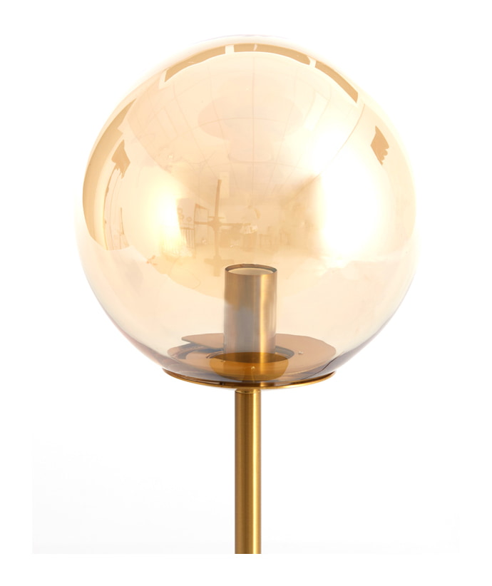 Light & Living Tafellamp 'Medina' 43cm, kleur Amber/Goud