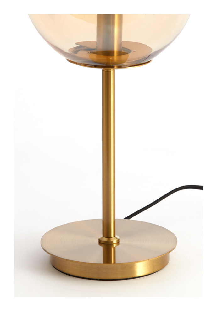 Light & Living Tafellamp 'Medina' 43cm, kleur Amber/Goud