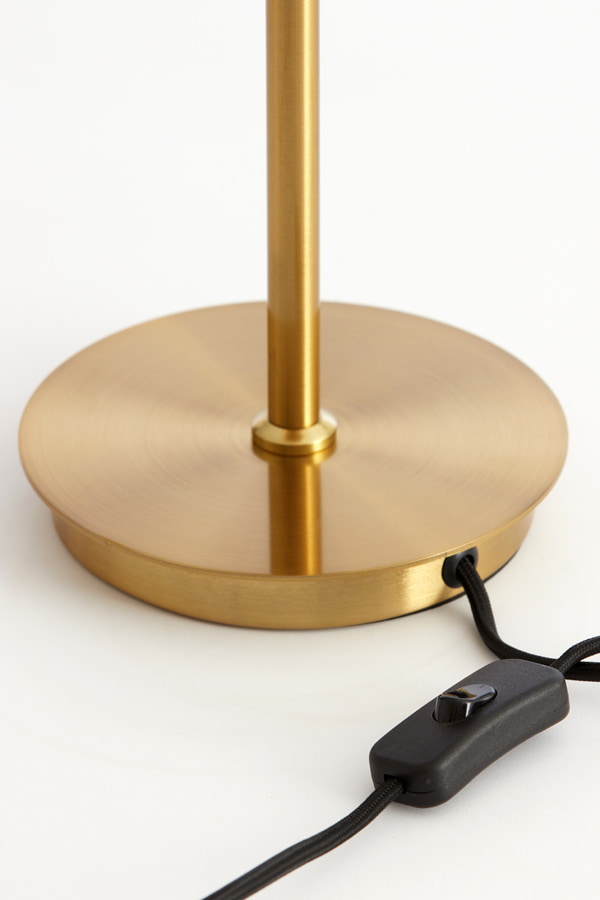 Light & Living Tafellamp 'Medina' 43cm, kleur Amber/Goud