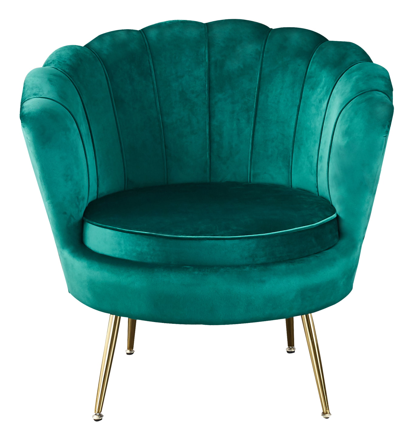 Artistiq Fauteuil 'Lizzy', Velvet, kleur Groen