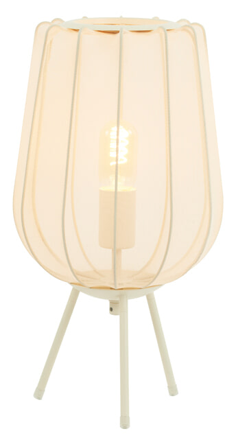 Light & Living Tafellamp 'Plumeria' 45cm hoog, kleur Zand