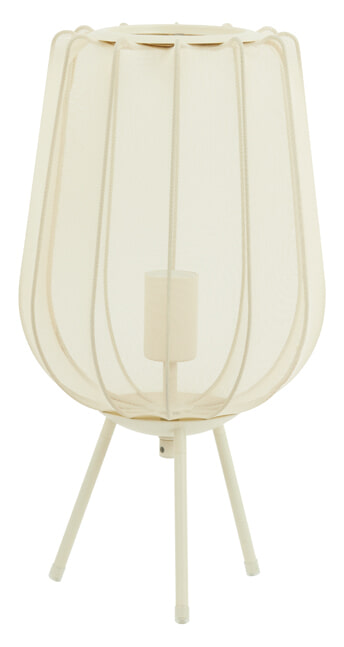 Light & Living Tafellamp 'Plumeria' 45cm hoog, kleur Zand