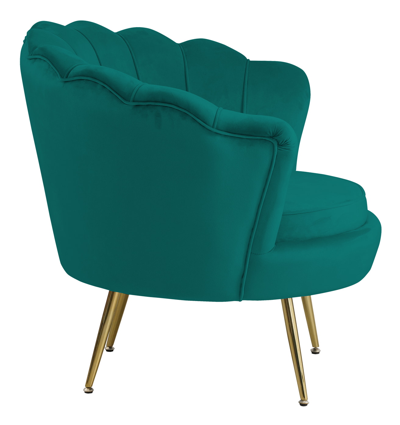 Artistiq Fauteuil 'Lizzy', Velvet, kleur Groen