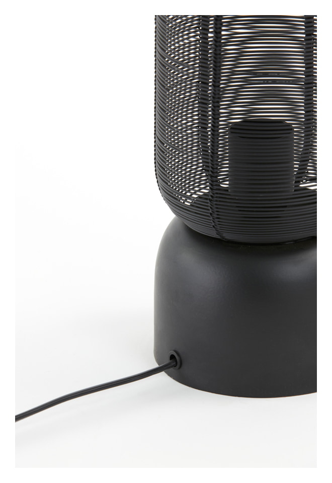 Light & Living Tafellamp 'Lezuza' 50cm, kleur Mat Zwart
