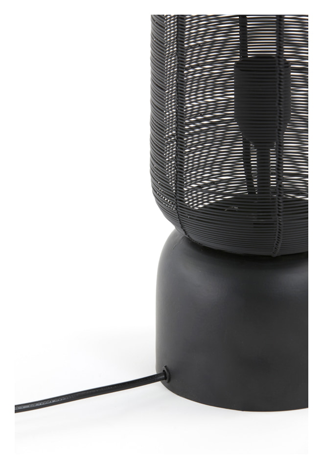 Light & Living Tafellamp 'Lezuza' 60cm, kleur Mat Zwart