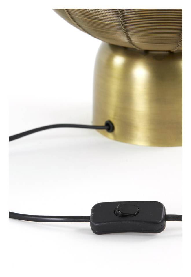 Light & Living Tafellamp 'Suneko' 34cm hoog, kleur Antiek Brons