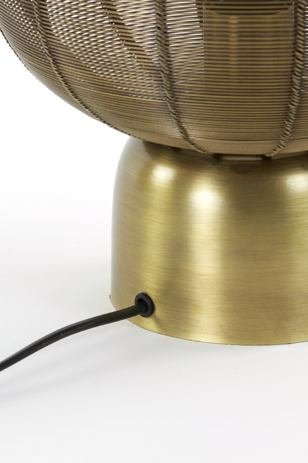 Light & Living Tafellamp 'Suneko' 34cm hoog, kleur Antiek Brons