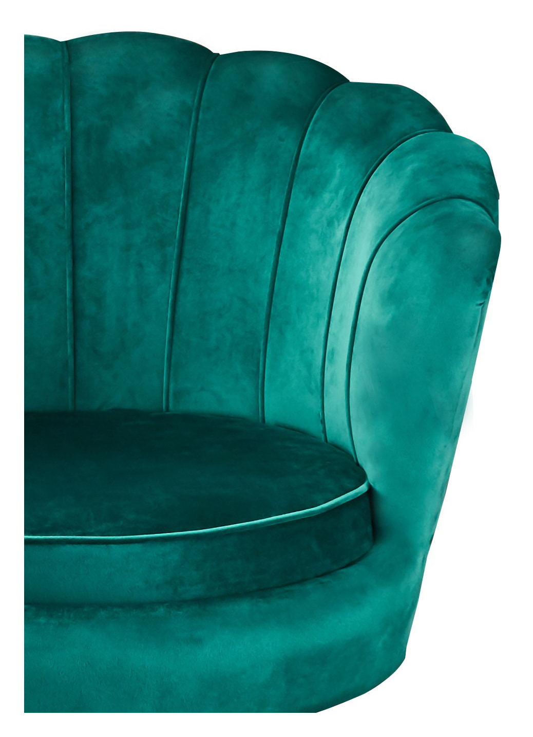 Artistiq Fauteuil 'Lizzy', Velvet, kleur Groen
